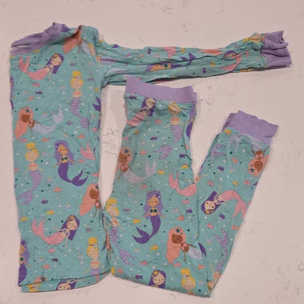 Little Sleepies Mermaid Print Pajama Set